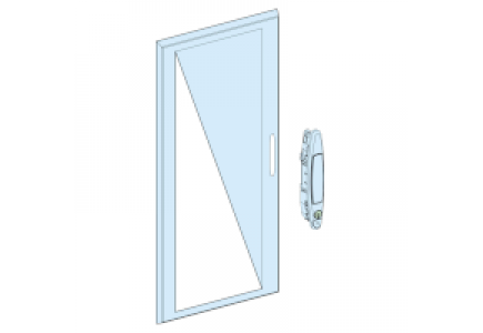 Prisma G 08232 - Porte transparente 27 modules coffret et armoire , Schneider Electric