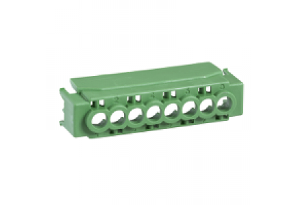 Mini Pragma 13582 - Kaedra - capot IP2 pour bornier 8 trous - vert , Schneider Electric