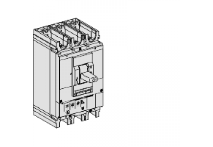 Compact NS100...630 32673 - disjoncteur Compact NS400N - 1 000 V - STR23SP - 37 A - 3P 3d , Schneider Electric