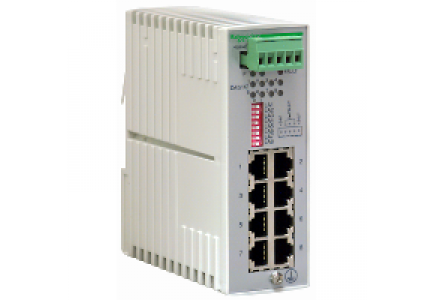 ConneXium 499NES18100 - switch Ethernet non managé - 8 ports cuivre , Schneider Electric