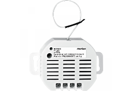 CONNECT 507501 - CONNECT radio receiver, flush-mounted, 1-gang switch , Schneider Electric