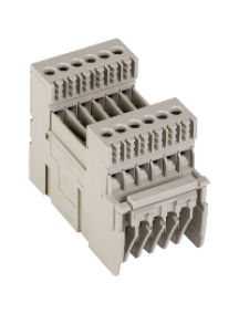 Prisma P 87452 - Set of 24 fixed part for 6-points auxiliary blocks , Schneider Electric