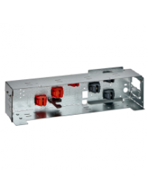 88071 - Prisma Plus - fixed part withdrawable mounting plates for Compact NSX100-250 4P , Schneider Electric