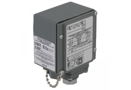 9012G 9012GBW2 - pressure switch 9012G - adjustable scale - 2 thresholds - 20 to 675 psig , Schneider Electric