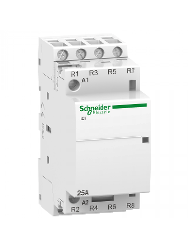 Contacteur Schneider Electric ICT Acti9 - 16A, 3NO, 230-240V - Blanc, 81 Mm