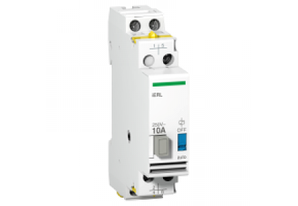 A9E15539 - Acti9, iERL extension pour relais inverseur iRLI 230-240VCA 10A 1F + 1O/F , Schneider Electric