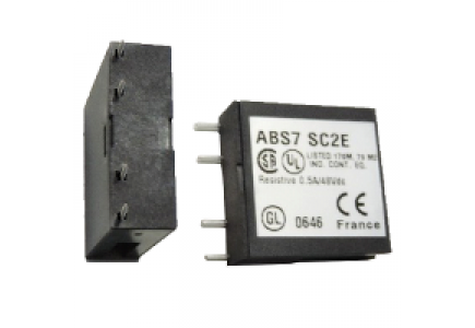 Advantys Telefast ABE7 ABS7SC2E - Telefast - relais statique embrochable - 10mm - sortie - 5..48Vcc - 0,5A , Schneider Electric