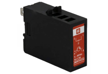 Advantys Telefast ABE7 ABS7SC3E - Telefast - relais transistoré enfichable - 12,5mm - sortie - 5..48Vcc - 2A , Schneider Electric