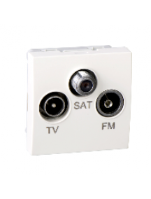 Altira ALB45322 - Altira - prise TV/FM/SAT - 2 entrées , Schneider Electric