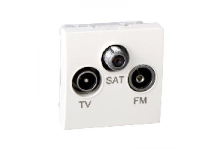 Altira ALB45322 - Altira - prise TV/FM/SAT - 2 entrées , Schneider Electric