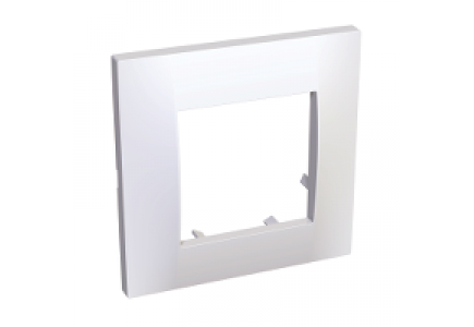 Altira ALB45650 - Altira - plaque blanc 9010 - 1 poste , Schneider Electric
