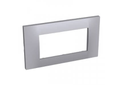 Altira ALB45734 - Altira - plaque de finition - 2 postes horizontal - entraxe 45mm - schiste , Schneider Electric