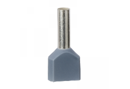 Linergy AZ5DE0255 - AZ5 - embout de câble double isolé - moyen - 2,5mm² - gris - NF - 1000 , Schneider Electric