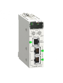 Modicon X80 BMXCRA31210 - Module de communication pour rack déporté Ethernet RIO M340 , Schneider Electric