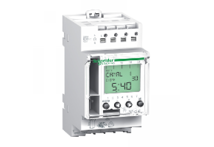 Acti 9 CCT15720 - Acti9 IHP - inter. horaire digital - 1 canal - 24H/7J - réserv. de marche 6 ans , Schneider Electric