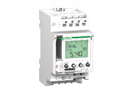 Acti 9 CCT15723 - IHP+ - interrupteur intuitif - 2 canaux - 7J 24H - FR, GB, IT, ES, DE, PT , Schneider Electric