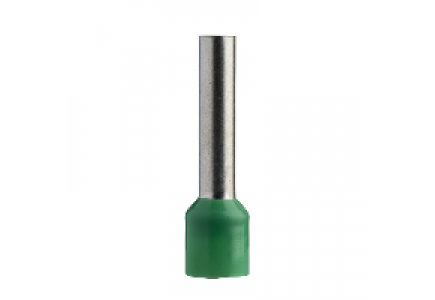 Linergy DZ5CE063 - DZ5 - embout de câble isolé - format long - 6mm² - vert - NF , Schneider Electric