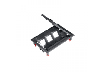 ETK44112 - Ultra - floor outlet box - 6 modules , Schneider Electric