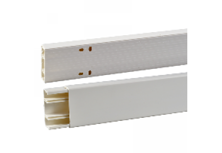 ETK60021 - Ultra - mini trunking - 60 x 21 mm - PVC - white - 2 m , Schneider Electric