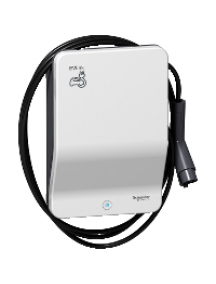 EVB1A7PAKI - EVlink Smart Wallbox - 7.4 kW - Attached cable T1 - Key , Schneider Electric