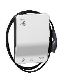EVB1A7PCRI - EVlink Smart Wallbox - 7.4 kW - Attached cable T2 - RFID , Schneider Electric