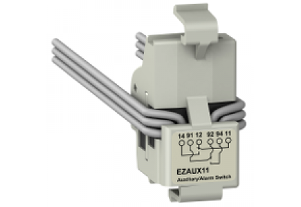 EZC100 EZAUX11 - contact auxiliaire - 1 OF + 1 SD , Schneider Electric