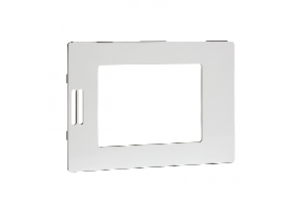 FAS-03 - Fascia for SE8300 room controller - glossy translucent white finish , Schneider Electric