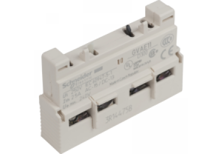 TeSys GV2 GVAE11 - TeSys GV - contact auxiliaire - 1O+1F , Schneider Electric