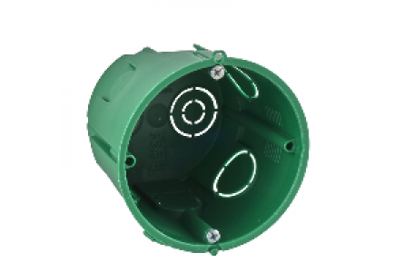 Multifix IMT35101 - Multifix Modulo - apparatus box - 1module - 8 knock-out - green - Ø65x61mm , Schneider Electric