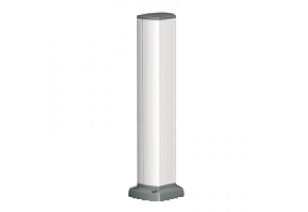 OptiLine 45 ISM20211P - OptiLine 45 - colonnette aluminium laqué blanc polaire - 1 face - 0,43 m , Schneider Electric