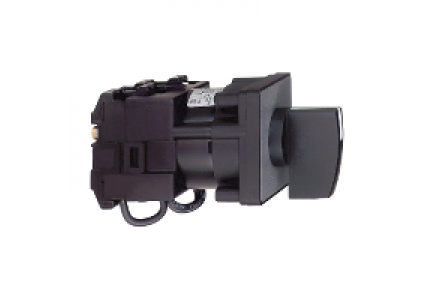 Harmony K K2E003WCH - k2 complete cam switch - 20 A - contact blocks + fixing plate - Ø 22 mm hole , Schneider Electric