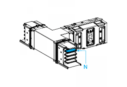 Canalis KSA630DTC40 - Canalis - té pour changement de direction - 630A - montage perpendiculaire , Schneider Electric Canalis KSA630DTC40 - Canalis - té pour changement de direction - 630A - montage perpendiculaire , Schneider Electric