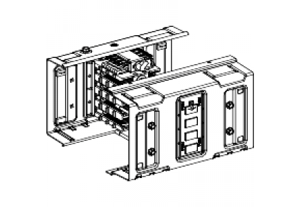 Canalis KSA630ZJ4 - Canalis - unité de jonction électrique et mécanique - 630A , Schneider Electric
