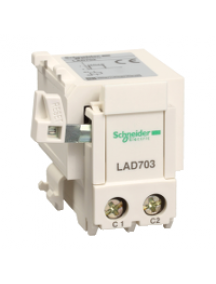 LAD703B - TeSys LA7D - arrêt ou réarmement électrique à distance - 24Vcc/ca , Schneider Electric
