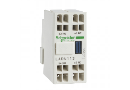 Relais de contrôle TeSys D LADN023 - TeSys D - bloc de contacts auxiliaires - 0F+2O - bornes à ressort , Schneider Electric