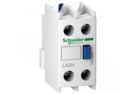 TeSys D LADN026 - TeSys D - bloc de contacts auxiliaires - 0F+2O - cosses à sertir , Schneider Electric