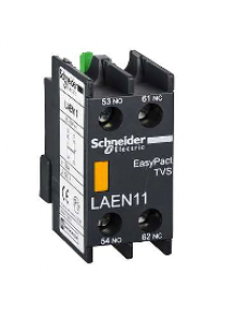 LAEN11 - EasyPact TVS - auxiliary contact block - 1 NO + 1 NC - screw-clamps terminals , Schneider Electric