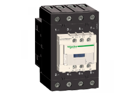 TeSys D LC1DT60AC7 - TeSys LC1D - contacteur - 4P - AC-1 440V - 60A - bobine 32Vca , Schneider Electric