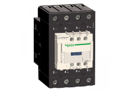 TeSys D LC1DT60AND - TeSys LC1D - contacteur - 4P - AC-1 440V - 60A - bobine 60Vcc , Schneider Electric