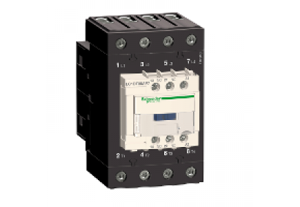 TeSys D LC1DT80AJD - TeSys LC1D - contacteur - 4P - AC-3 440V - 80A - bobine 12Vcc , Schneider Electric