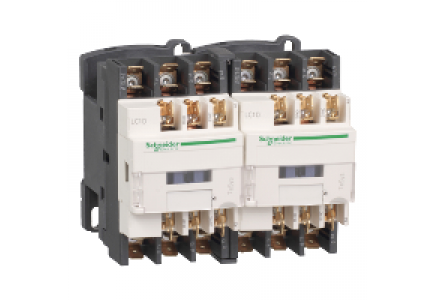 TeSys D LC2D129F7 - TeSys LC2D - contacteur inverseur - 3P - AC-3 440V - 12A - bobine 110Vca , Schneider Electric