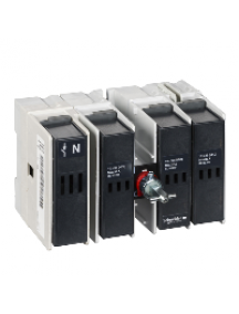 INF32 LV480651 - INFC32/NFC(10X38) 4P/3F CDE FRONTALE FPAV - INTER. SECTIONNEUR A FUSIBLES , Schneider Electric
