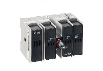 INF32 LV480651 - INFC32/NFC(10X38) 4P/3F CDE FRONTALE FPAV - INTER. SECTIONNEUR A FUSIBLES , Schneider Electric
