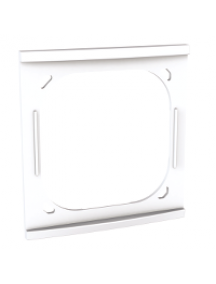 Unica MGU2.502.18 - Unica Basic Unica Colors - supplementary frame - 2 m - 1 gang - clip-in - white , Schneider Electric