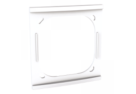 Unica MGU2.502.18 - Unica Basic Unica Colors - supplementary frame - 2 m - 1 gang - clip-in - white , Schneider Electric