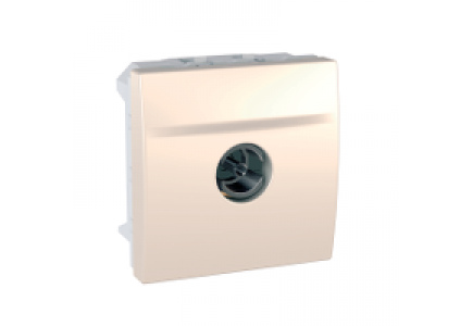 Unica MGU3.465.25 - Unica - TV single shield socket - female individual - ivory , Schneider Electric