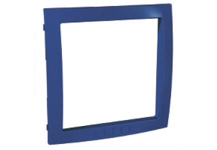 Unica MGU4.000.05 - Unica Colors - decorative frame - 2 m - clip-in - lavander blue , Schneider Electric