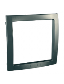 Unica MGU4.000.24 - Unica Colors - decorative frame - 2 m - clip-in - light grey , Schneider Electric