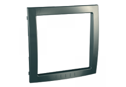 Unica MGU4.000.24 - Unica Colors - decorative frame - 2 m - clip-in - light grey , Schneider Electric