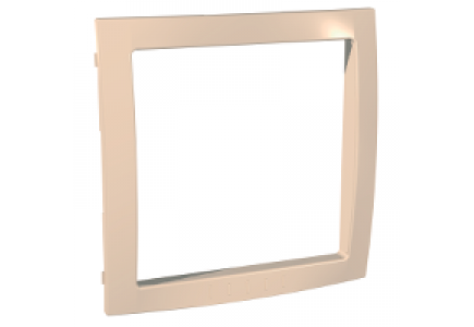 Unica MGU4.000.44 - Unica Colors - decorative frame - 2 m - clip-in - beige , Schneider Electric
